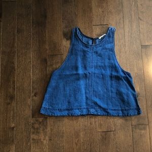 Aritzia Denim-like linen blend perfect condition!